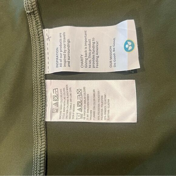 NWOT Soulgani XL Army Green Bali Beach Babe Leggings Sz 1X - Picture 7 of 7